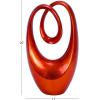 imageDeco 79 Polystone Abstract Decorative Sculpture Swirl Home Decor Statue Accent Figurine 14quot x 8quot x 31quot Brown11 x 6 x 20