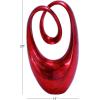 imageDeco 79 Polystone Abstract Decorative Sculpture Swirl Home Decor Statue Accent Figurine 14quot x 8quot x 31quot Brown11 x 7 x 21