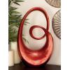 imageDeco 79 Polystone Abstract Decorative Sculpture Swirl Home Decor Statue Accent Figurine 14quot x 8quot x 31quot Brown13 x 7 x 24