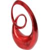 imageDeco 79 Polystone Abstract Decorative Sculpture Swirl Home Decor Statue Accent Figurine 14quot x 8quot x 31quot Brown13 x 7 x 24