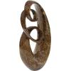 imageDeco 79 Polystone Abstract Decorative Sculpture Swirl Home Decor Statue Accent Figurine 14quot x 8quot x 31quot Brown14 x 8 x 31