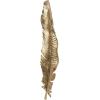 imageDeco 79 Polystone Bird Home Wall Decor Large Metallic Feather Wall Sculpture Wall Art 14quot x 2quot x 47quot Gold14 x 3 x 47