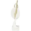 imageDeco 79 Polystone Dancer Decorative Sculpture Home Decor Statue with Black Square Base Accent Figurine 9quot x 4quot x 12quot GoldBeige