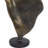 imageDeco 79 Polystone Dancer Decorative Sculpture Home Decor Statue with Black Square Base Accent Figurine 9quot x 4quot x 12quot GoldBrass