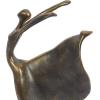 imageDeco 79 Polystone Dancer Decorative Sculpture Home Decor Statue with Black Square Base Accent Figurine 9quot x 4quot x 12quot GoldBrass