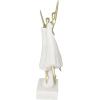 imageDeco 79 Polystone Dancer Decorative Sculpture Home Decor Statue with Black Square Base Accent Figurine 9quot x 4quot x 12quot GoldCream
