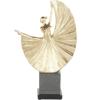 imageDeco 79 Polystone Dancer Decorative Sculpture Home Decor Statue with Black Square Base Accent Figurine 9quot x 4quot x 12quot GoldGold