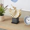 imageDeco 79 Polystone Dancer Decorative Sculpture Home Decor Statue with Black Square Base Accent Figurine 9quot x 4quot x 12quot GoldGold