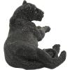 imageDeco 79 Polystone Leopard Decorative Sculpture Floor Home Decor Statue with Carved Faceted Diamond Exterior Accent Figurine 39quot x 19quot x 14quot BlackBlack
