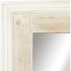 imageDeco 79 Rustic Wood Wall Mirror 43quotx33quot Brown WhiteWhite  Gray
