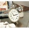 imageDeco 79 Stainless Steel Clock with Bell Style Top 3quot x 5quot x 7quot Silver