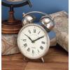 imageDeco 79 Stainless Steel Clock with Bell Style Top 3quot x 5quot x 7quot Silver