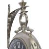 imageDeco 79 Stainless Steel Metal Decorative Wall Clock  Pocket Watch Style for Home and Room 16quot x 6quot x 22quot Silver