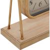 imageDeco 79 Wood Pendulum Clock with Wood Base 10quot x 5quot x 11quot GoldGold