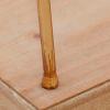 imageDeco 79 Wood Pendulum Clock with Wood Base 10quot x 5quot x 11quot GoldGold
