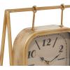 imageDeco 79 Wood Pendulum Clock with Wood Base 10quot x 5quot x 11quot GoldGold