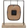 imageDeco 79 Wood Pendulum Clock with Wood Base 10quot x 5quot x 11quot GoldGray
