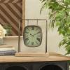 imageDeco 79 Wood Pendulum Clock with Wood Base 10quot x 5quot x 11quot GoldGray