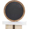 imageDeco 79 Wood Room Wall Mirror Distressed Entryway Mirror with Beaded Detailing Wall Mounted Mirror 28quot x 2quot x 48quot Light BrownLight Brown
