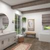 imageDeco 79 Wood Room Wall Mirror Distressed Entryway Mirror with Beaded Detailing Wall Mounted Mirror 28quot x 2quot x 48quot Light BrownMedium Brown