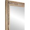 imageDeco 79 Wood Room Wall Mirror Distressed Entryway Mirror with Beaded Detailing Wall Mounted Mirror 28quot x 2quot x 48quot Light BrownMedium Brown