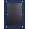 imageDeco 79 Wood Room Wall Mirror Entryway Mirror with Knotted Rope Wall Mounted Mirror 23quot x 2quot x 31quot BlueContemporary