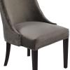 imageDeco 79 Wood Solid Dining Chair Set of 2 23quotW 37quotH Brown