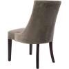 imageDeco 79 Wood Solid Dining Chair Set of 2 23quotW 37quotH Brown