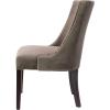 imageDeco 79 Wood Solid Dining Chair Set of 2 23quotW 37quotH Brown