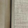 imageDeco 79 Wooden Room Cabinet with Upholstered Front Panel Mirrored Top Ring Handles  Accent Cabinet 47quot x 15quot x 32quot GrayBeige