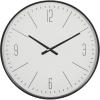 imageCosmoLiving by Cosmopolitan Glass Wall Clock with Gold Accents 20quot x 2quot x 20quot BlackBlack