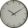 imageCosmoLiving by Cosmopolitan Glass Wall Clock with Gold Accents 20quot x 2quot x 20quot BlackBlackGold