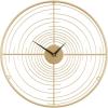 imageDeco 79 Metal Open Frame Swirl Wall Clock 20quot x 2quot x 20quot Gold