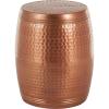 imageDeco 79 Metal Stool 19 by 14Inch Brown 31332Copper