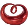 imageDeco 79 Polystone Abstract Decorative Sculpture Swirl Home Decor Statue Accent Figurine 14quot x 8quot x 31quot Brown12 x 6 x 9