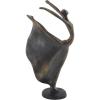 imageDeco 79 Polystone Dancer Decorative Sculpture Home Decor Statue with Black Square Base Accent Figurine 9quot x 4quot x 12quot GoldBrass