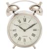 imageDeco 79 Stainless Steel Clock with Bell Style Top 3quot x 5quot x 7quot Silver