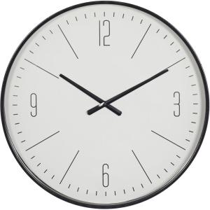 imageCosmoLiving by Cosmopolitan Glass Wall Clock with Gold Accents 20quot x 2quot x 20quot BlackBlack