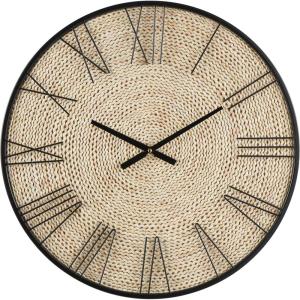 imageDeco 79 Farmhouse Wood Square Wall Clock 24quot x 2quot x 24quot WhiteBrown