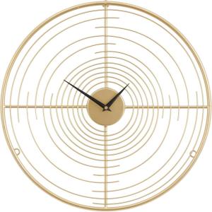 imageDeco 79 Metal Open Frame Swirl Wall Clock 20quot x 2quot x 20quot Gold