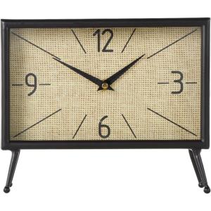 imageDeco 79 Metal Standing Stopwatch Clock 7quot x 4quot x 11quot BrownBlack