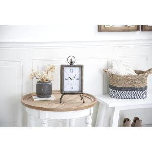 imageDeco 79 Metal Standing Stopwatch Clock 7quot x 4quot x 11quot BrownBrass