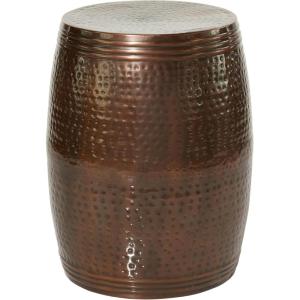 imageDeco 79 Metal Stool 19 by 14Inch Brown 31332Brown
