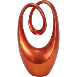 imageDeco 79 Polystone Abstract Decorative Sculpture Swirl Home Decor Statue Accent Figurine 14quot x 8quot x 31quot Brown11 x 6 x 20