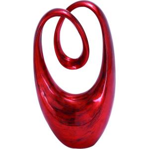 imageDeco 79 Polystone Abstract Decorative Sculpture Swirl Home Decor Statue Accent Figurine 14quot x 8quot x 31quot Brown11 x 7 x 21