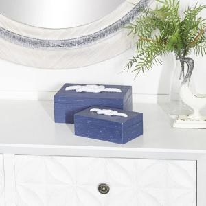 imageDeco 79 Wood Room Wall Mirror Entryway Mirror with Knotted Rope Wall Mounted Mirror 23quot x 2quot x 31quot BlueBox