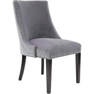 imageDeco 79 Wood Solid Dining Chair Set of 2 23quotW 37quotH Gray