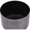 imageCosmoLiving by Cosmopolitan Metal Indoor Outdoor Planter Small Planter Pot Set of 3 Planters 9 7 6H SilverBlack