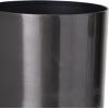 imageCosmoLiving by Cosmopolitan Metal Indoor Outdoor Planter Small Small Planter Pot with Removable Stand Set of 2 Planters 5quot 4quotW SilverBlack