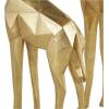 imageCosmoLiving by Cosmopolitan Polystone Giraffe Decorative Sculpture Home Decor Statues Set of 2 Accent Figurines 12quot 15quotH GoldGold